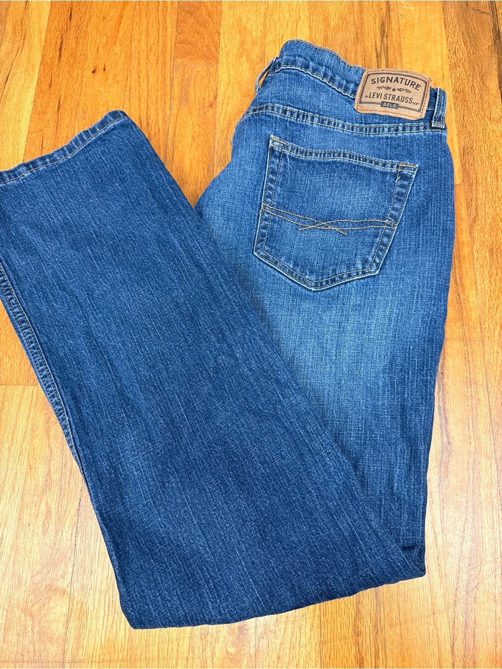 Levi Strauss Signature Gold Men’s Relaxed Fit Jeans W36 L34 Medium Wash